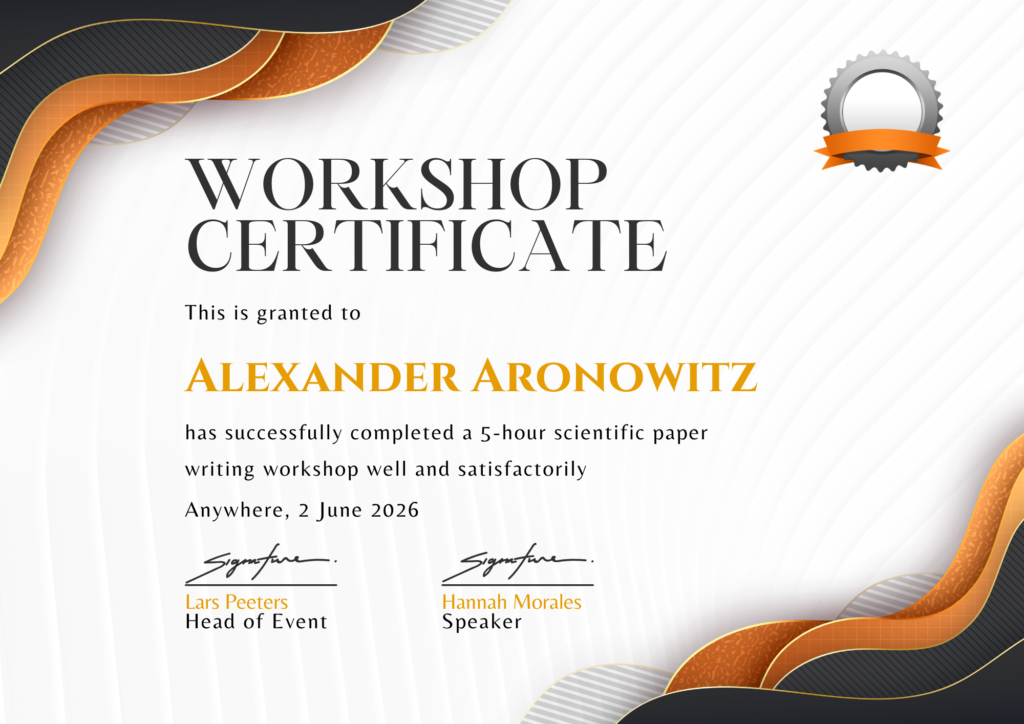 Workshop Certificates - Send Certificates